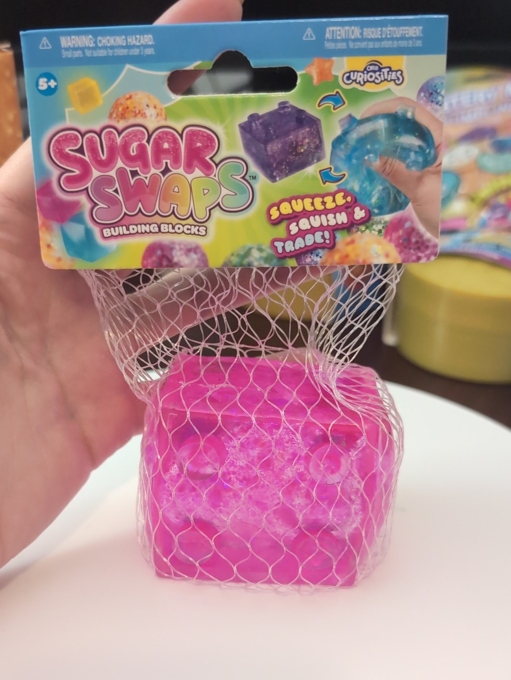 Pink Building Block Sensory Toy - Kids Learning Toy